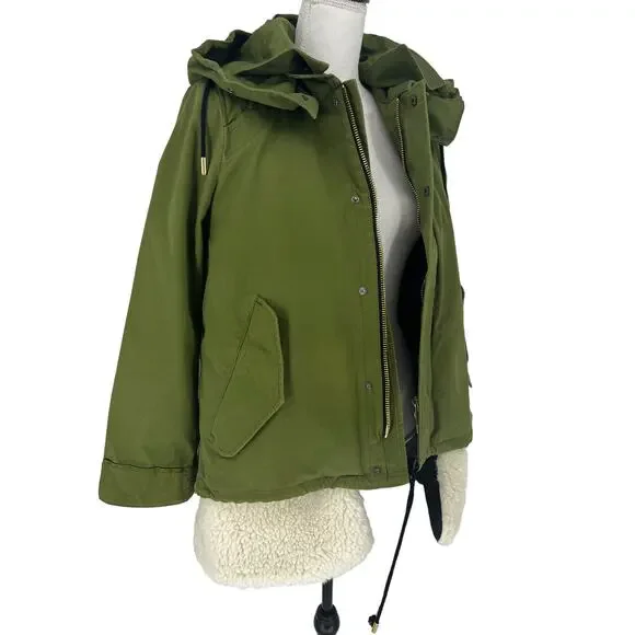 Doma Convertible Shearling Trim Utility Jacket - Picture 8 of 12